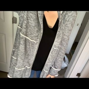 FREE PEOPLE CARDI HOODIE